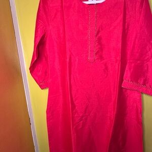 Vibrant Pink Tunic Dress